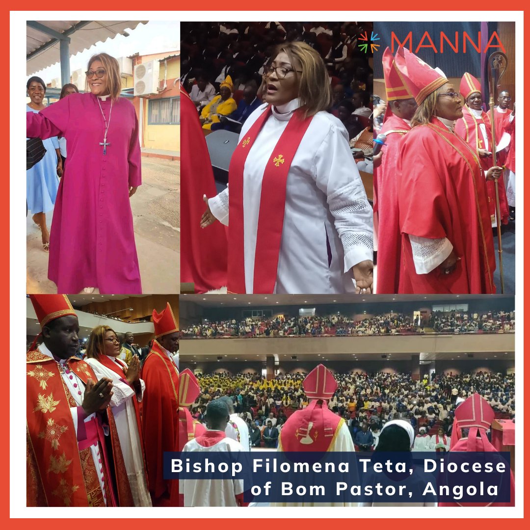 MANNA_UK's tweet photo. This weekend the first female Bishop of IAMA, Filomena Teta was consecrated in the Diocese of Bom Pastor, Angola.

We pray God's blessings over her as she leads this Diocese and serves God. @IAMA_Anglicana @ukinangola https://t.co/eqtLMo97gM