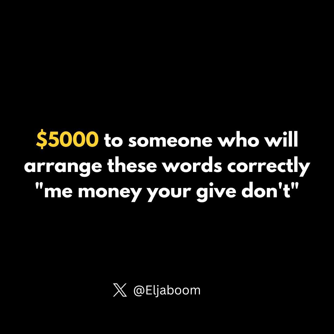 $5,000 to a random follower!

Must like and repost it.