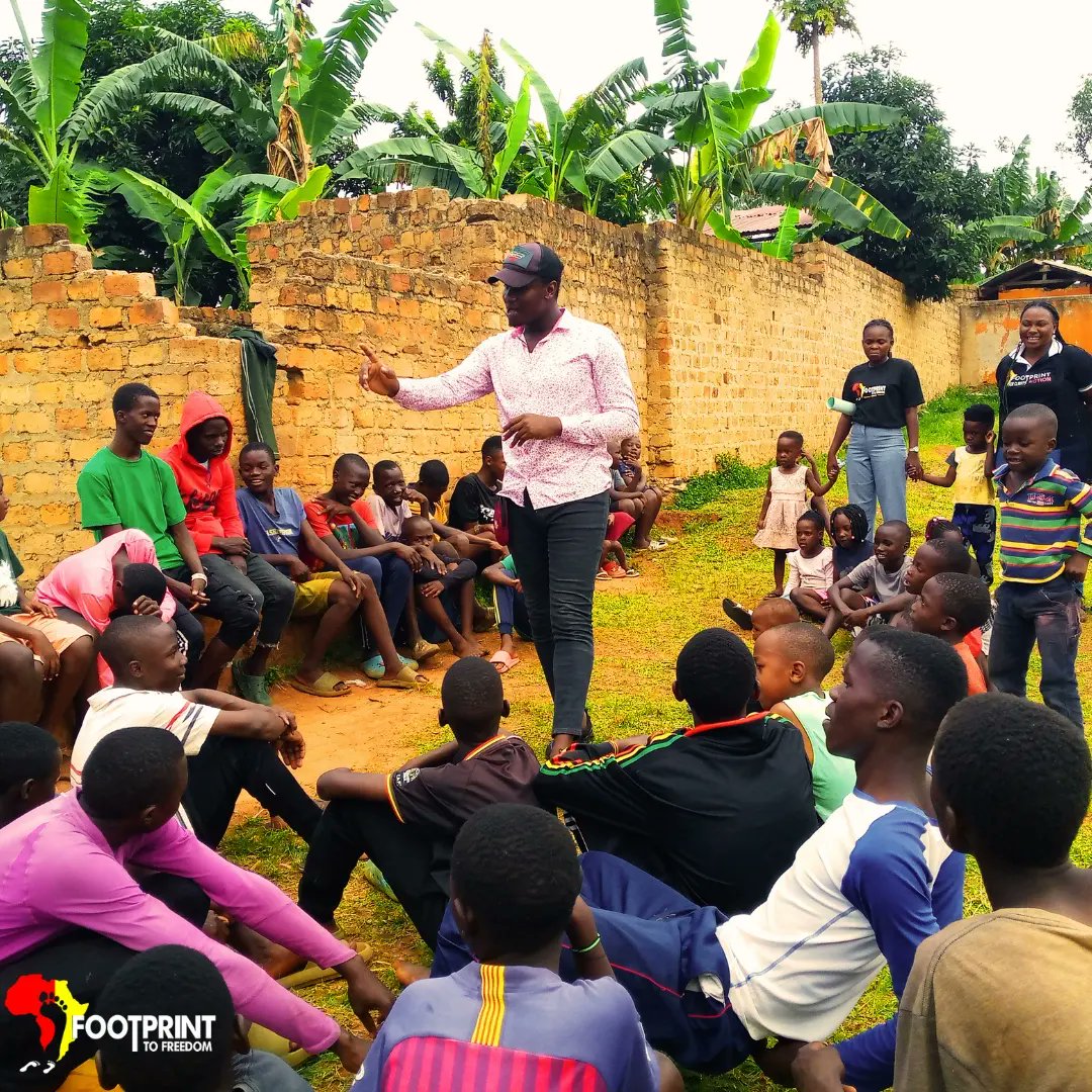 FootprintFreedo's tweet photo. On September 1, the Namyoya community's vacationers in Mukono town embarked on a journey towards freedom.
Let's put an end to trafficking by debunking its myths! #FootprintToFreedom #EndHumanTrafficking" https://t.co/RT0p1sbyTM