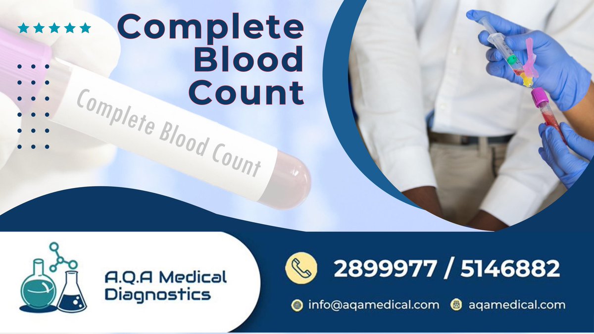Wondering what's inside your blood❓AQA Lab's Complete Blood Count 🧪(CBC) test reveals it all! 📊

Why's it essential⁉️
Detecting anemia, infections, and more. 
Don't just wonder; get answers ✅ with AQA Lab's CBC test today❗️

#AqaCares
#CBCTest 
#Aqa