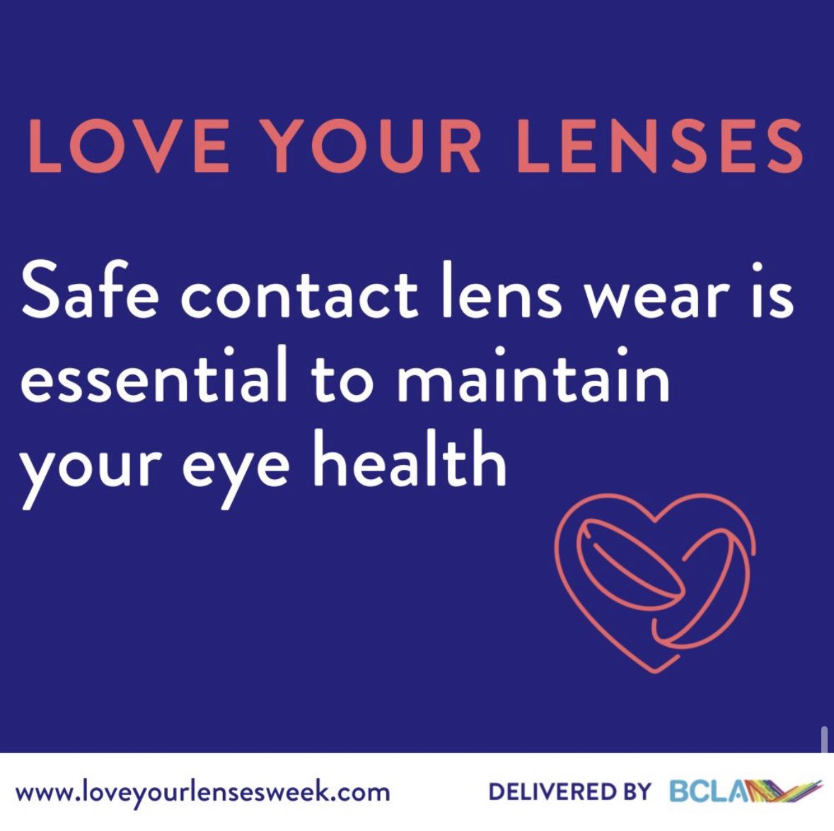 This week is Love Your Lenses Week and we are delighted to be backing the campaign. Contact lenses can change lives and give you new-found freedom, choice and comfort. Any questions about contact lenses? Give us a call. #LoveYourLenses