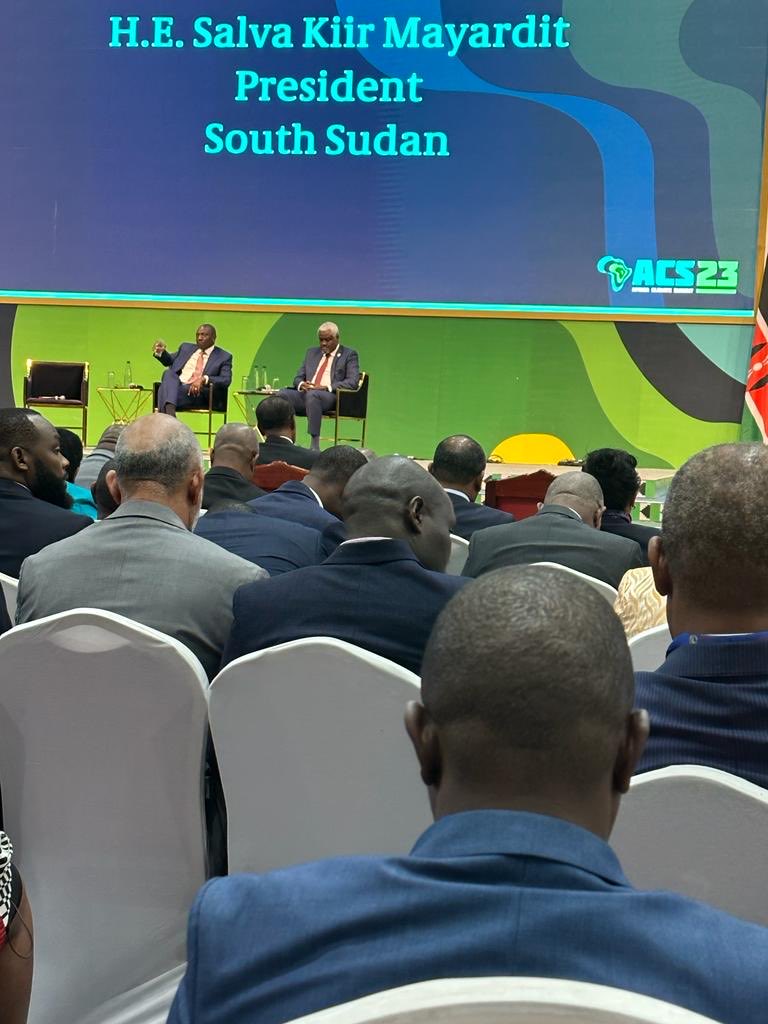 H.E Gen Salva Kiir Mayardit , President of South Sudan, delivering his National Statement, at the Climate Summit