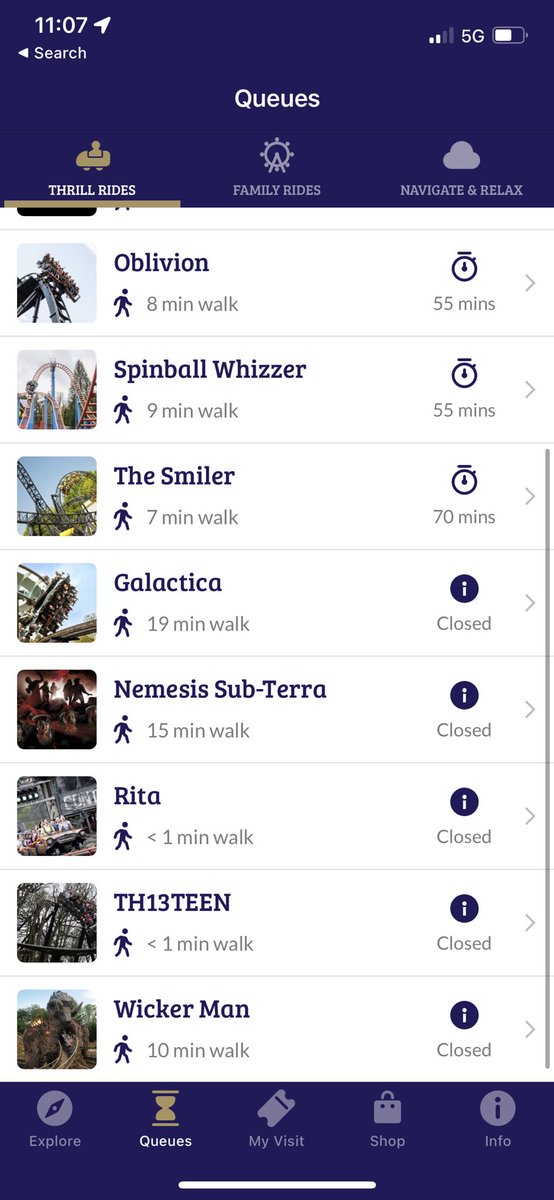 D_Gibbs6's tweet photo. Hey @altontowers can you give us an update on why half your major rides are closed? https://t.co/lmkSBt4ZW6