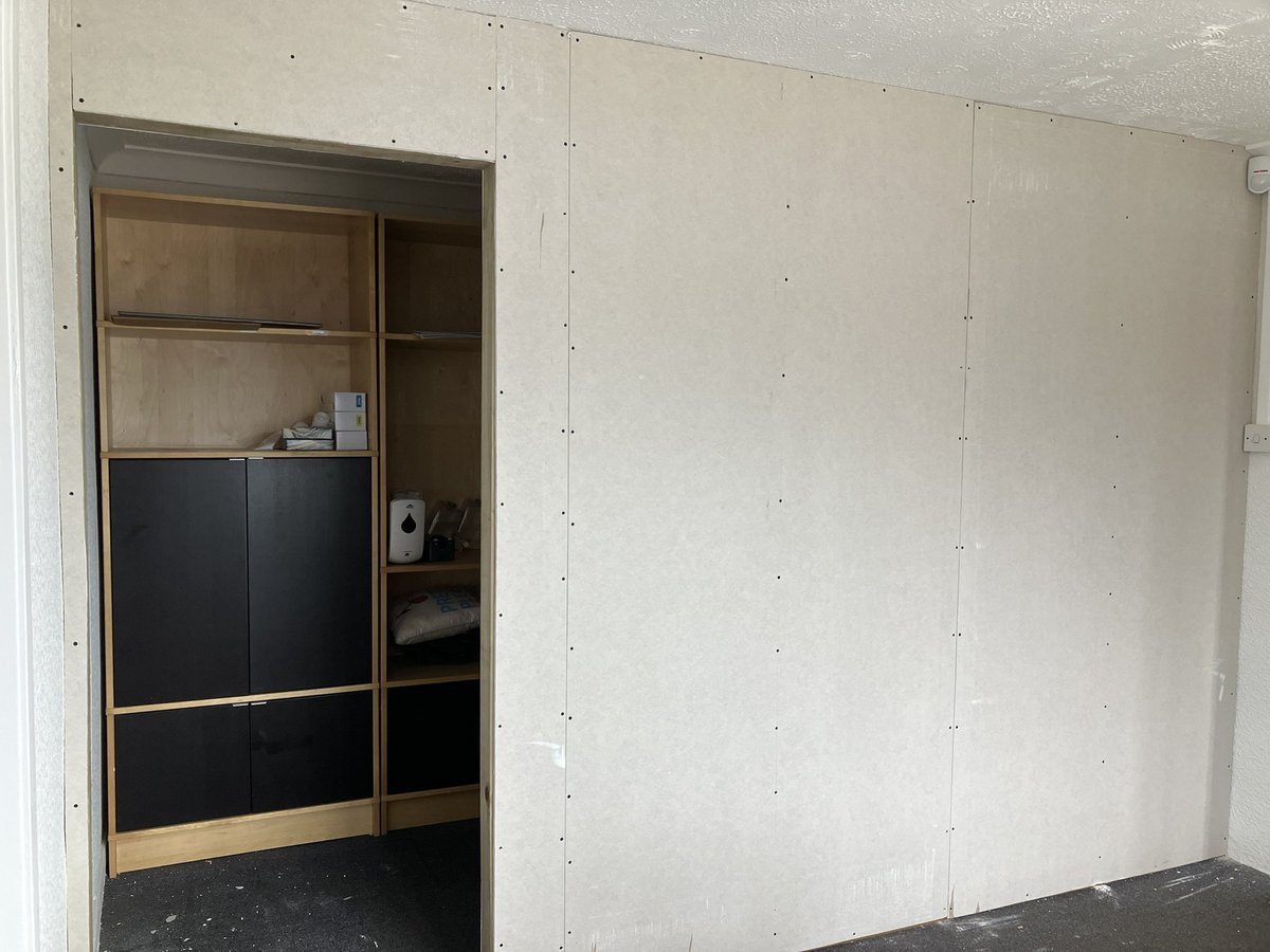 It’s a while since posting so I hope to try and bring you some news of what we have been doing over the next few days and weeks.

We are now in our new home, beginning to make it our own. The new signage is up and a new wall built in reception, boring for X but exciting for us!