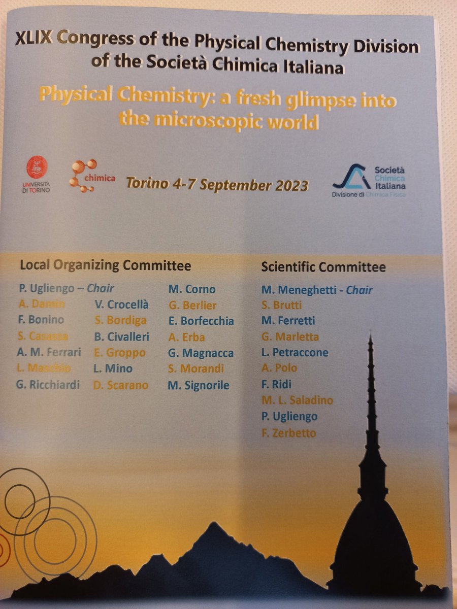 LFSN_group's tweet photo. Here our Vittorio Scardaci @vs80dub and Luca Salemi presenting this morning at the Physical Chemistry divisional congress!
Wettability of laser reduced GO in liquid and random laser in colloidal Ag nanoparticles https://t.co/uZwjxi41lJ