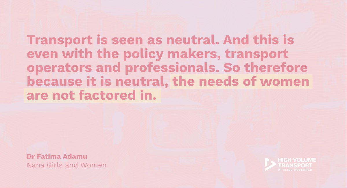High Volume Transport Applied Research (@transport_links) on Twitter photo 🚀 The new season of #reimaginingmotion has landed!
Season 3 of the HVT #podcast kicks off with <a href="/AdamuFatima/">fatima adamu</a> of <a href="/NanaEmpowerment/">Nanaempowerment</a> discussing discrimination against women #transport users in #Nigeria & across LICs.
Tune in via your favourite podcast platform now 🎧 🚀 The new season of #reimaginingmotion has landed!
Season 3 of the HVT #podcast kicks off with <a href="/AdamuFatima/">fatima adamu</a> of <a href="/NanaEmpowerment/">Nanaempowerment</a> discussing discrimination against women #transport users in #Nigeria & across LICs.
Tune in via your favourite podcast platform now 🎧