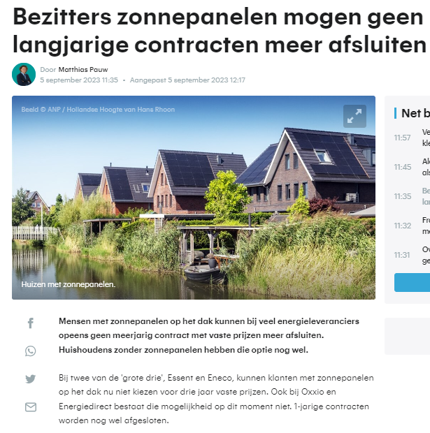 Aha, dat was dus de bedoeling! Zonnepanelen en elerktrische autos reduceren je tot vee. Alles wordt voorwaardelijk en afhankelijk. Geen zekerheden en besparingen maar afhankelijkheid en knechting krijg je er voor terug.

Zo zie je maar beloften van een overheid zijn altijd