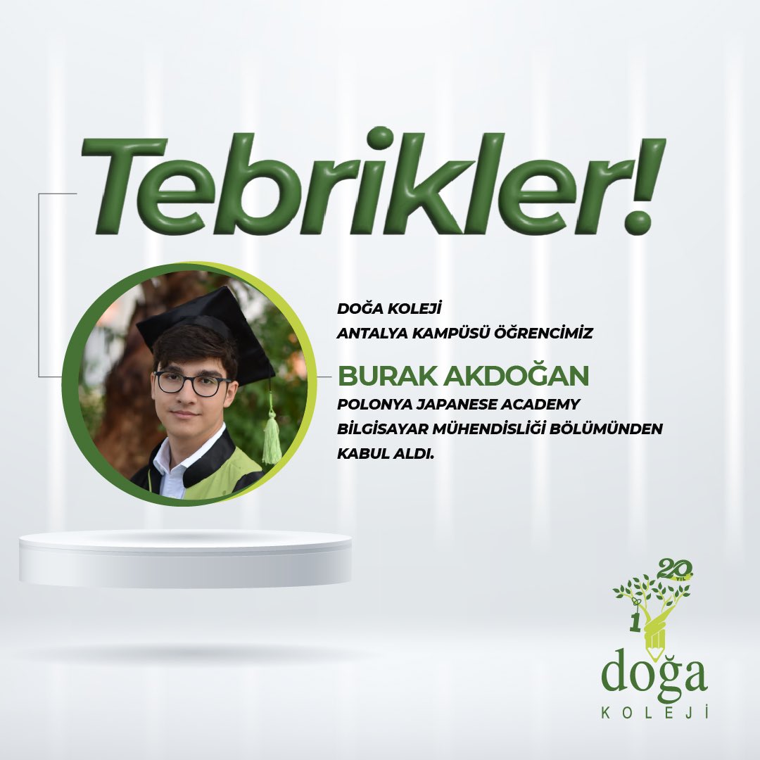 DogaOkullari's tweet photo. Antalya Kampüsü öğrencilerimiz yurtdışındaki birçok üniversitenin farklı bölümlerinden kabul alarak bizleri gururlandırdılar. Öğrencilerimizi tebrik eder, başarılarının devamını dileriz. https://t.co/mniYGsz2Mv