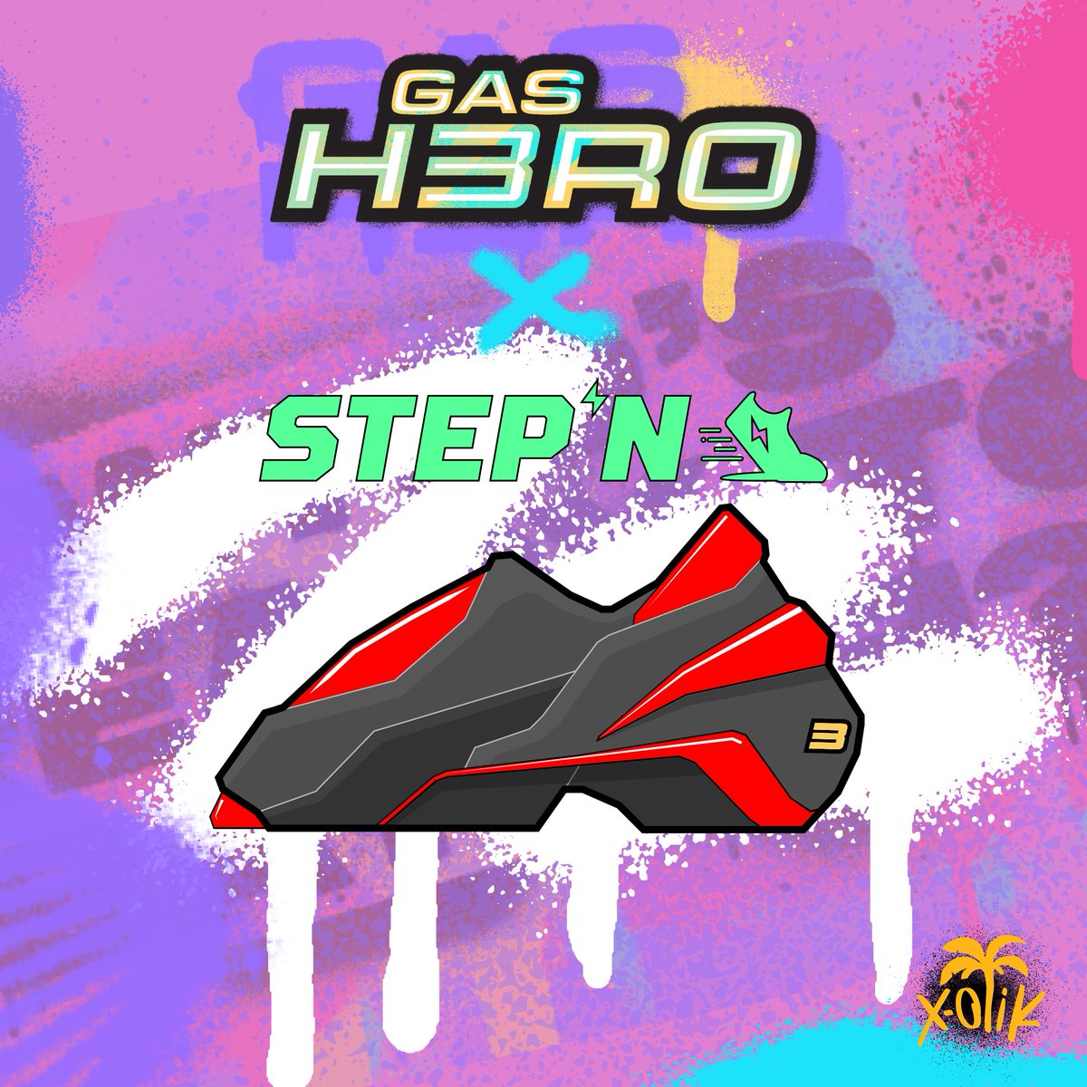 otik_x's tweet photo. Still obsessed by #STEPNskins, even more so on this #STEPNEMBER2 month, sooooo yea, made this one, and called upon @Mr_Alexfry 's talent to make it pop. πππSee the result below πππ! Thank you m8!!! https://t.co/NeyMvKFMdU