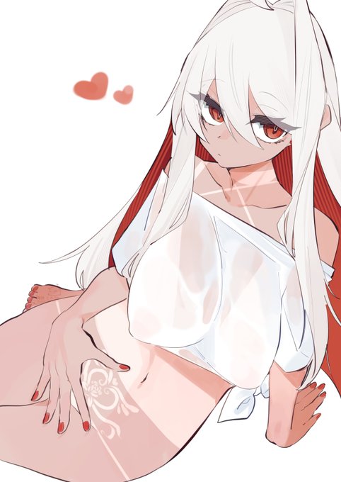 フォロワーさんが描いてた日焼け淫紋
えっちだなって思って

まひにもやらせた 