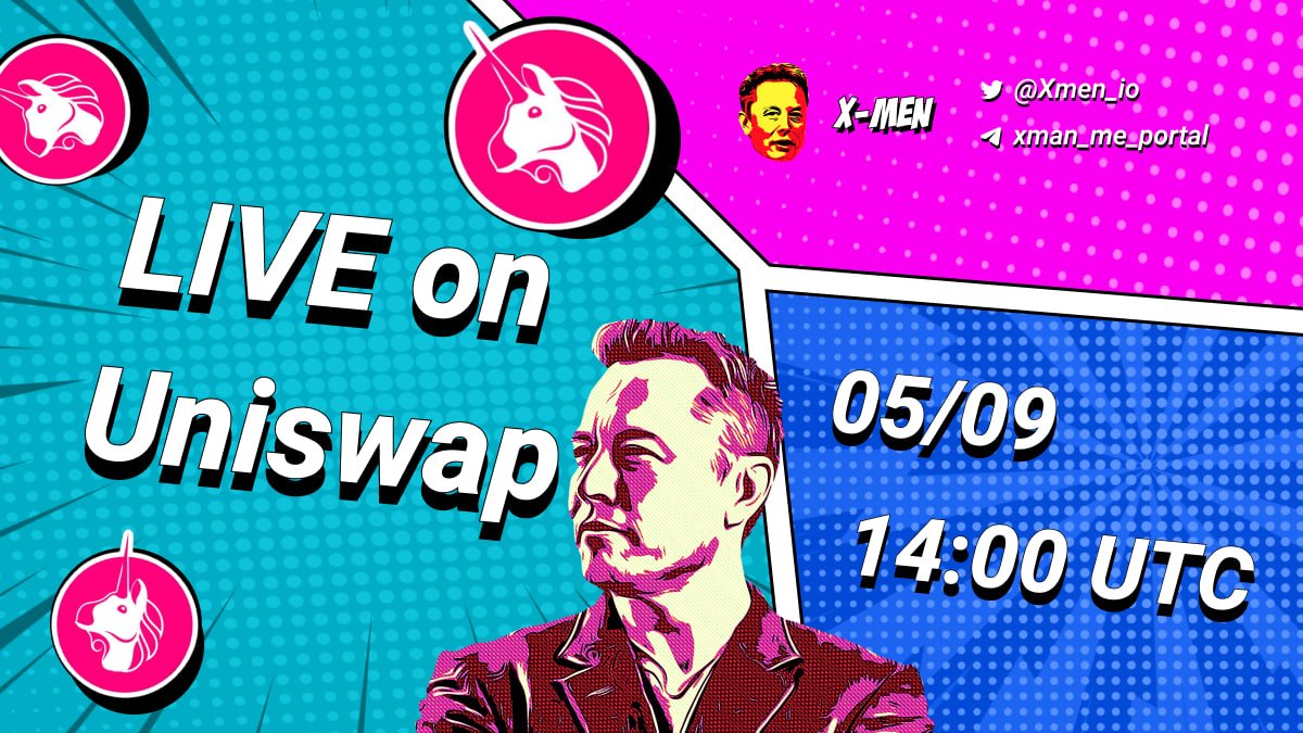 🦄 Our listing is LIVE! 🦄

Join and buy $XMEN! 

🦄 Buy $XMEN: app.uniswap.org/#/tokens/ether…
🪙 DEXTools: dextools.io/app/en/ether/p…
🐱 DEXView: dexview.com/eth/0x7e022d2A…