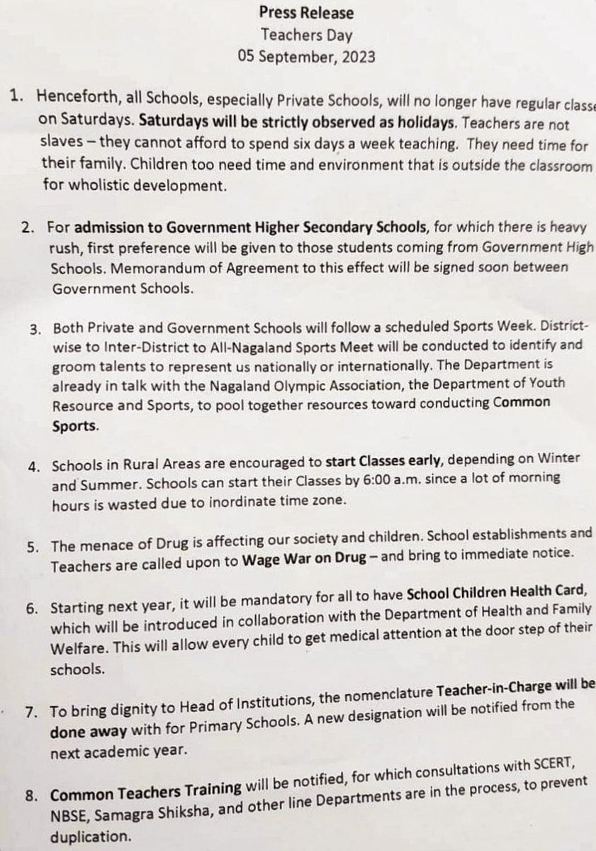 rutsapeter's tweet photo. https://t.co/mAih48YlQF
Advisor for School Education &amp; SCERT Dr Kekhrie Yhome is trending.
He needs the cooperation of the GoN, his dept, the public &amp; most of all the support of the Tribal student unions &amp; various other student welfare organisations to make things right! https://t.co/Psl5tJKHWm