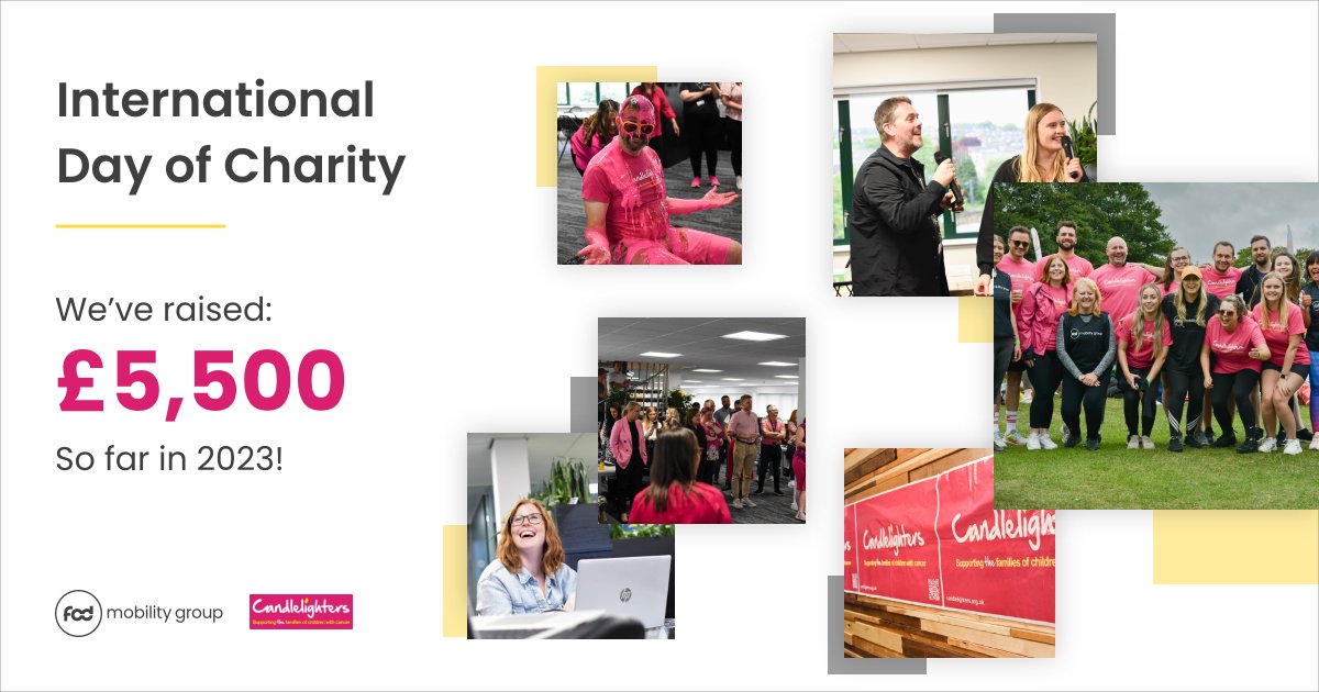 FOD_Group's tweet photo. £5,559 raised for @CandlelightersT! 🎉
This #InternationalDayOfCharity, let's focus on the financial toll of childhood cancer. Support Candlelighters to help families with grants, funding & holidays.
Help us get to £10K 👉https://t.co/76WV14vUcN
#lifeatFOD https://t.co/BOs4yD4VxU