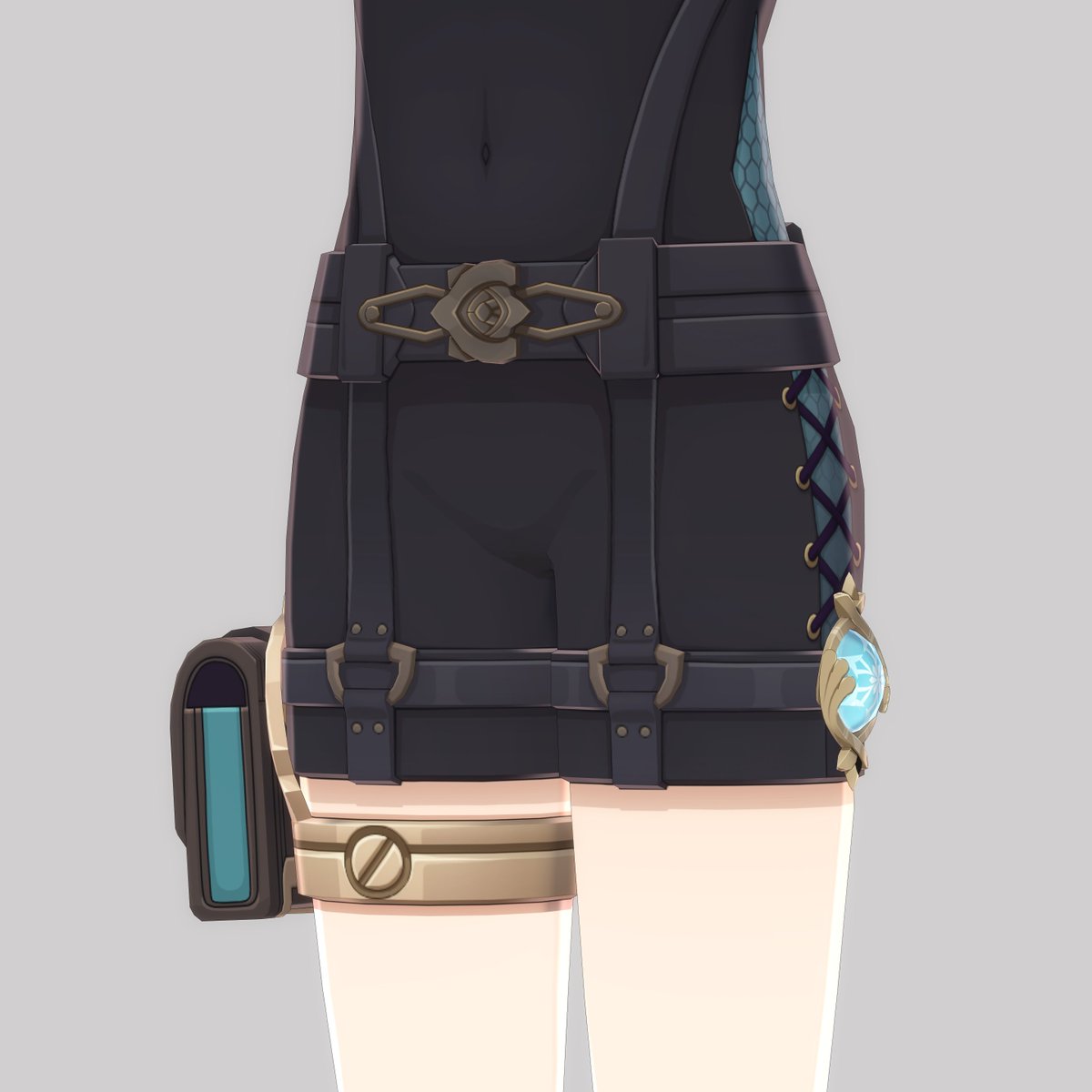 フレミネくん実装記念に、上着を脱ぐとおへそがモデリングされてるフレミネくん再掲しときます🙏