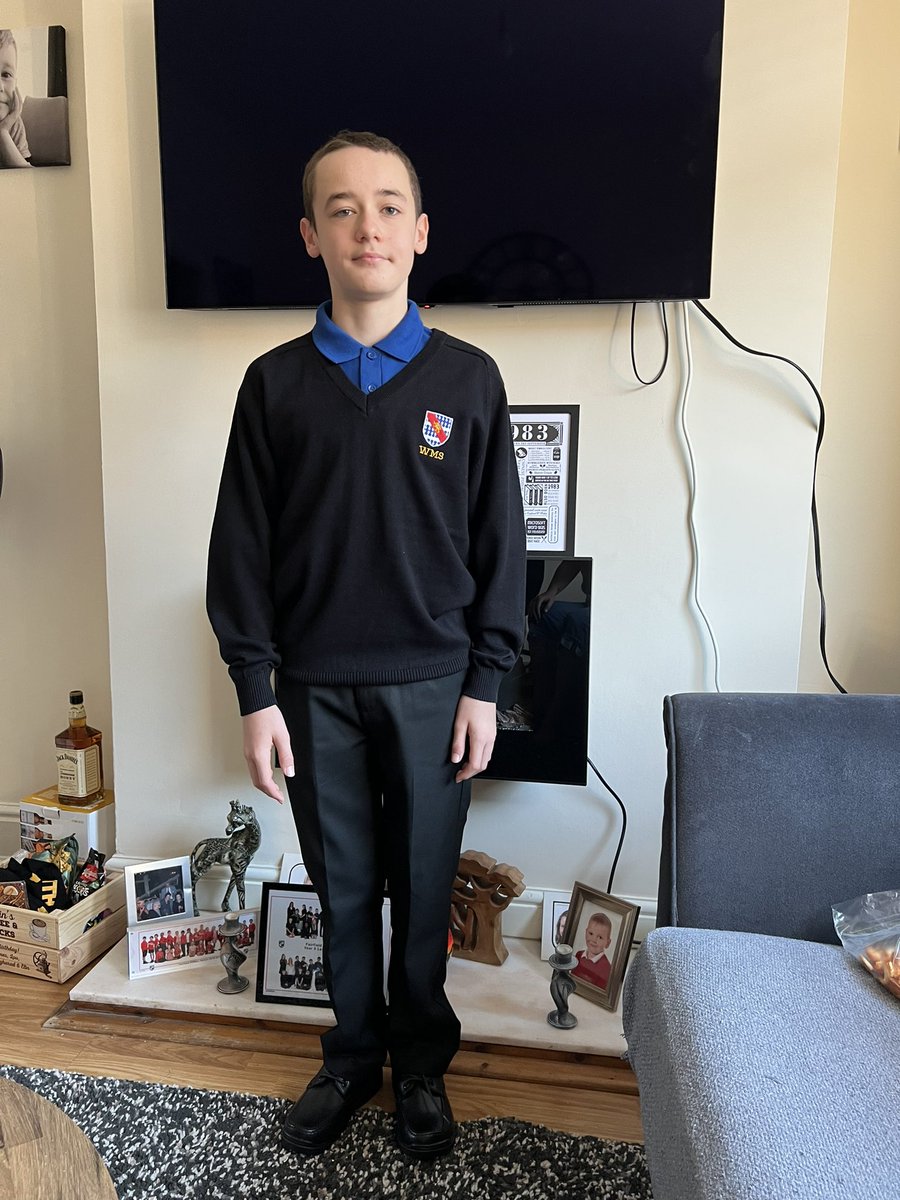 Can’t believe this  1 starts year 7 today first day of secondary school have a fab day and smash your blood levels today can’t wait to here all about your day later xxx