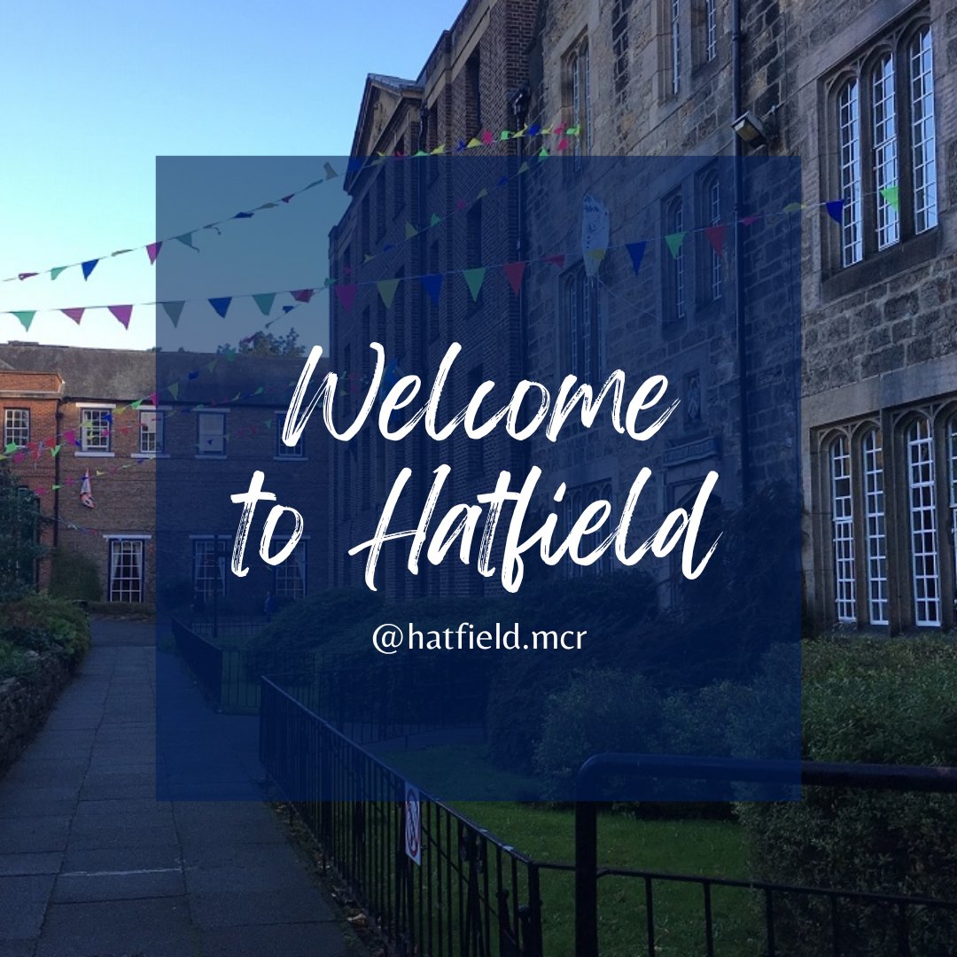 ✨INCOMING POSTGRADS✨

Congrats &amp; welcome to <a href="/HatfieldCollege/">Hatfield College</a>! We look forward to meeting you at Freshers' Week. Follow us on Insta &amp; join our FB group for more info! facebook.com/groups/2183349…