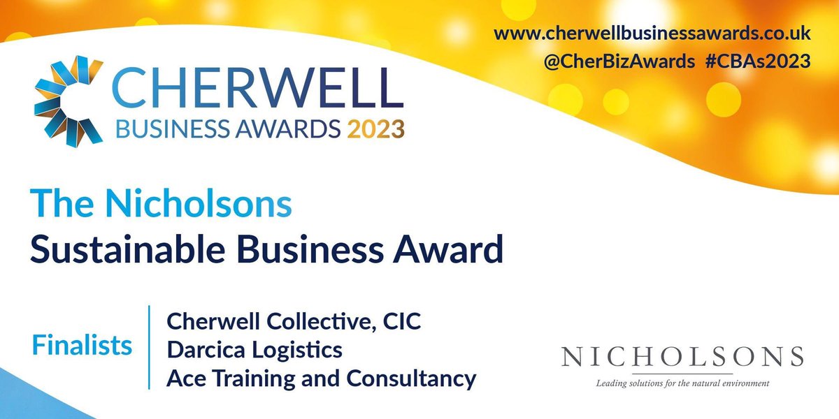 ACE TRAINING Construction Centre (@training_ace) on Twitter photo No long to go now until the 2023 <a href="/CherBizAwards/">CherBizAwards</a>!
We are extremely excited to be shortlisted in the Sustainable Business Category & looking forward to celebrating with so many inspiring businesses.
#CBAs2023 #sustainablebusiness #awards #finalists #excellenceinbusiness No long to go now until the 2023 <a href="/CherBizAwards/">CherBizAwards</a>!
We are extremely excited to be shortlisted in the Sustainable Business Category & looking forward to celebrating with so many inspiring businesses.
#CBAs2023 #sustainablebusiness #awards #finalists #excellenceinbusiness