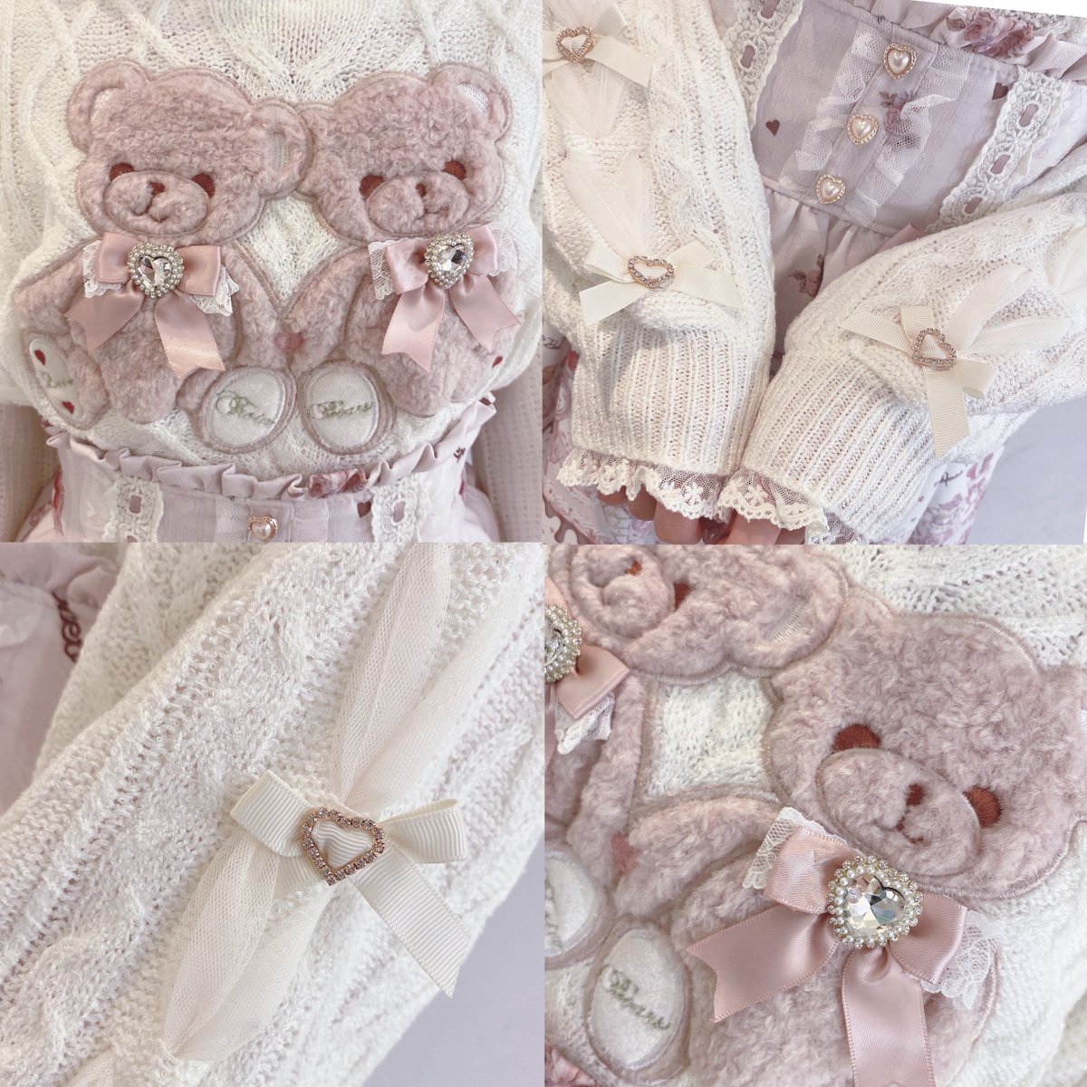 ͙*🍓LIZ LISA ラフォーレ原宿店🍓‧͙* 大人気のTwin Bearsニットがnew