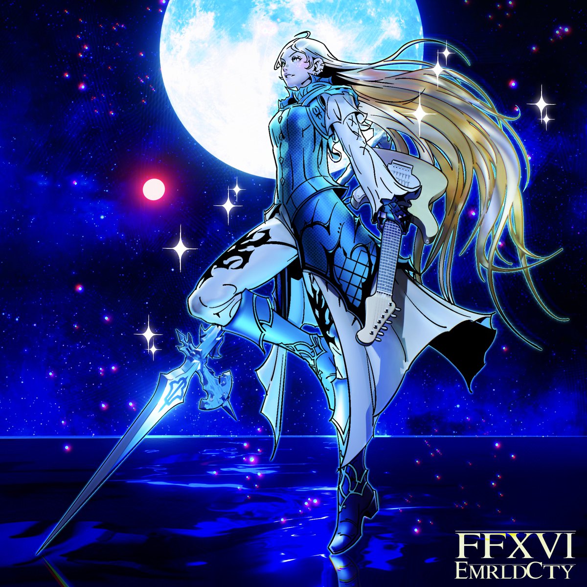 🎸my lil cover of Histoire (The Holy Empire Of Sanbreque) is up on Spotify 🌌☺️
Listen here: spotify.link/EkvQVuwnQCb
Art by <a href="/LDAWB/">LDAWB</a> 
#FF16 #FINALFANTASYXVI