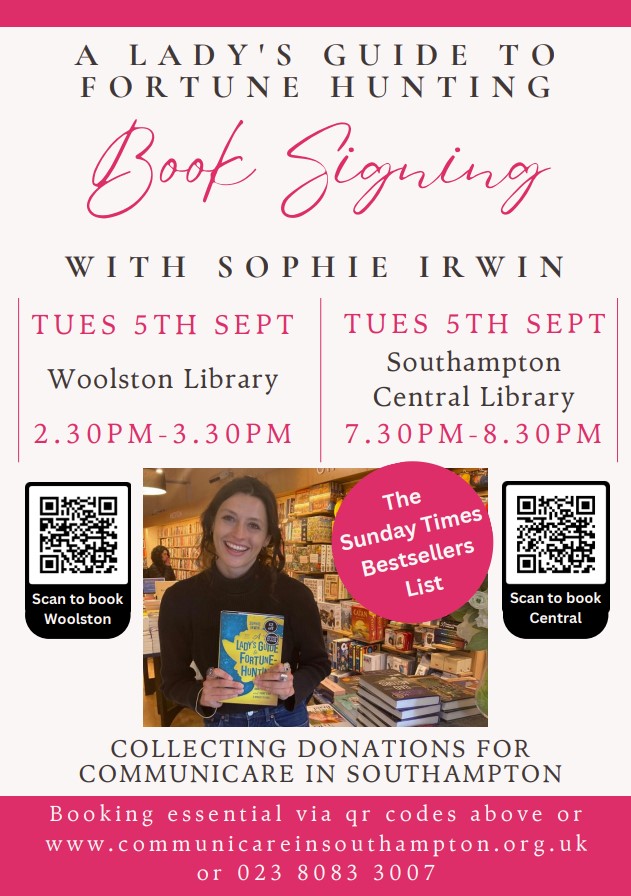 It’s TODAY! Our FREE charity book signings take place this afternoon and evening. Don't miss out! There’s still time to book. Full details on our website. tinyurl.com/yckmkfjd @SophieHIrwin @SamHollandBooks @OctoberBooks
