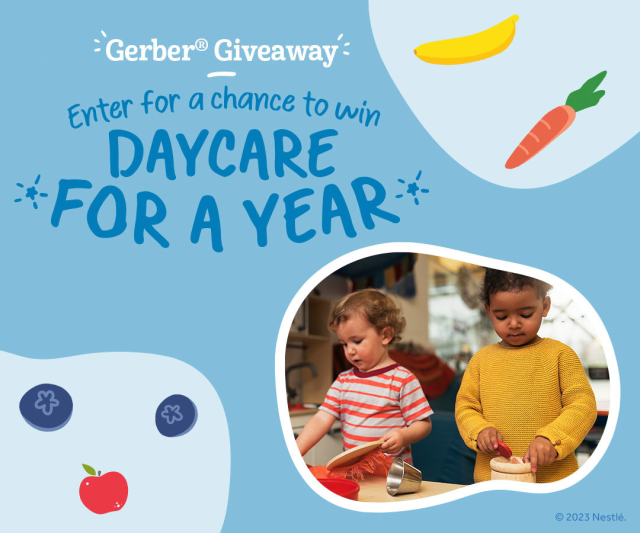 smittycol's tweet photo. Attention, parents! This back-to-school season, Gerber is giving one lucky family the chance to win $20,000 towards daycare tuition. Enter for your chance to win by September 10. #OffToDaycare #emp https://t.co/Yb1oynX1i5 https://t.co/f1K8vBxtdb