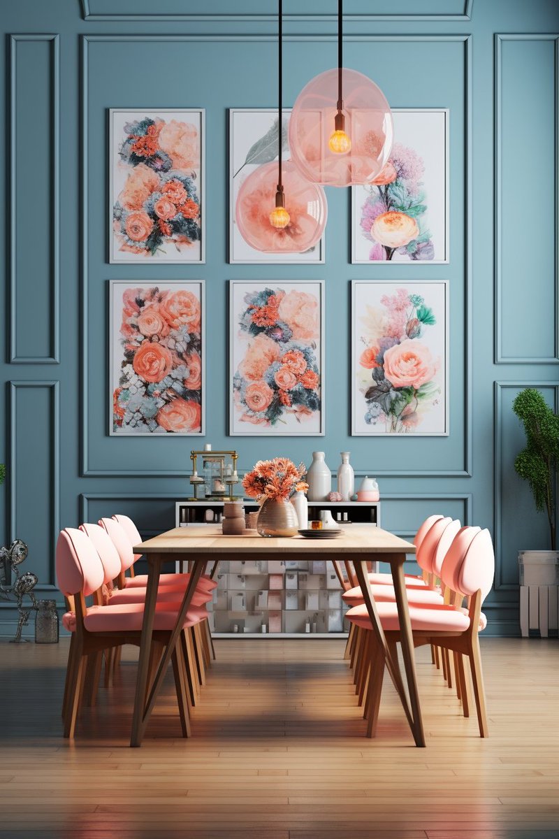 Color combination❤️

#interior #interiordesign #midjourney #diningroomdesign  #aidesign #aiinteriordesign