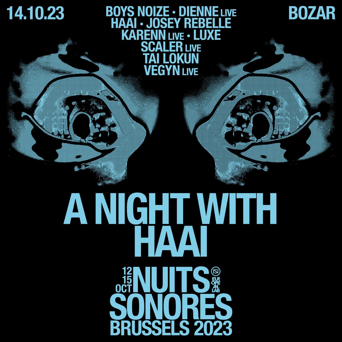 Finally able to announce my curation for @nuitssonores.bxl this year at @bozarbrussels I’m a fan of everyone on this line up and am so excited to have this together and out in the world now. A mix of pals and peers across three incredible spaces in the Bozar centre.