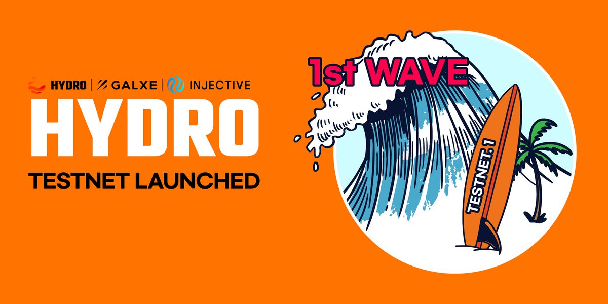 hydro_fi's tweet image. 🌊1st Wave has Arrived🌊
We suggest to participate Hydro Testnet Wave with Galxe for extra chance for #Airdrop  🏄‍♂️👉galxe.com/hydro/campaign…

📍Official Testnet Site 
app.hydroprotocol.finance
🏄‍♀️1st Wave Period : Sep. 5th 12:00 PM UTC  - Sep. 7th 11:00 AM UTC

* Please note that…