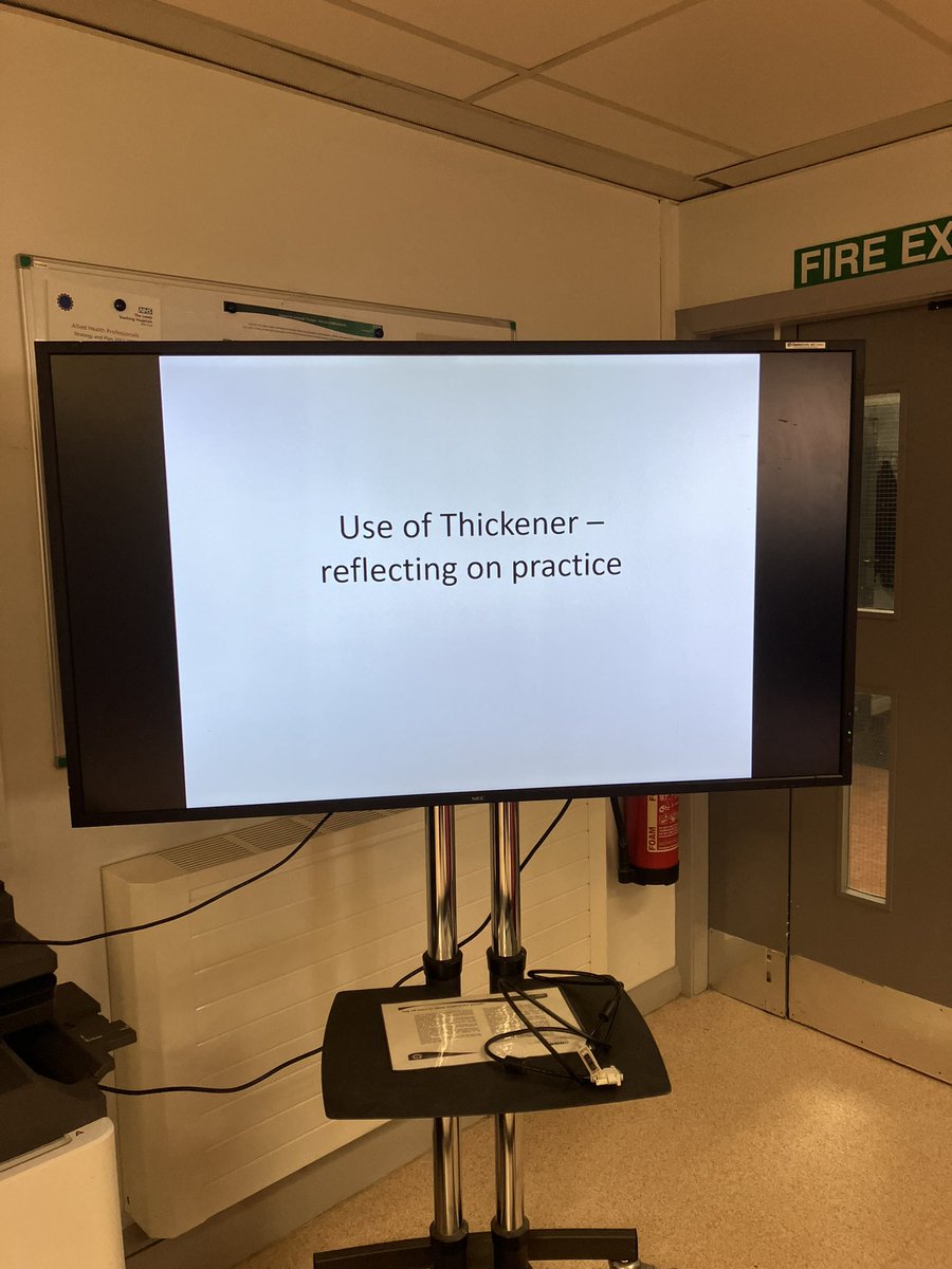 Catherine Hayes (@catherinehayes3) on Twitter photo Kicking off our first Acute Medicine Team IST in style today 🍰
Reflecting on our practice around use of thickener - some great discussions and considerations for changes to practice <a href="/ltht_slt/">LTHT Adult SLT 💙</a> <a href="/slt_debbie/">Debbie Green (née Grimes) SLT</a> Kicking off our first Acute Medicine Team IST in style today 🍰
Reflecting on our practice around use of thickener - some great discussions and considerations for changes to practice <a href="/ltht_slt/">LTHT Adult SLT 💙</a> <a href="/slt_debbie/">Debbie Green (née Grimes) SLT</a>