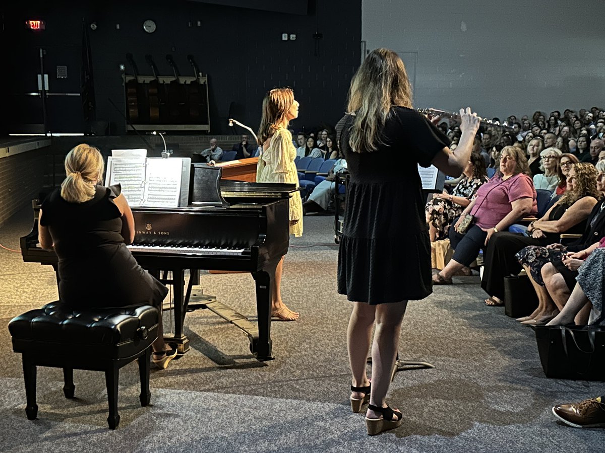 NorthColonieCSD's tweet photo. It’s the first day for North Colonie teachers and staff! Superintendent Kathleen Skeals welcomed everyone back this morning to officially kick off the 2023-24 school year. Students, we’ll see you Thursday! https://t.co/X72sMP6YcX