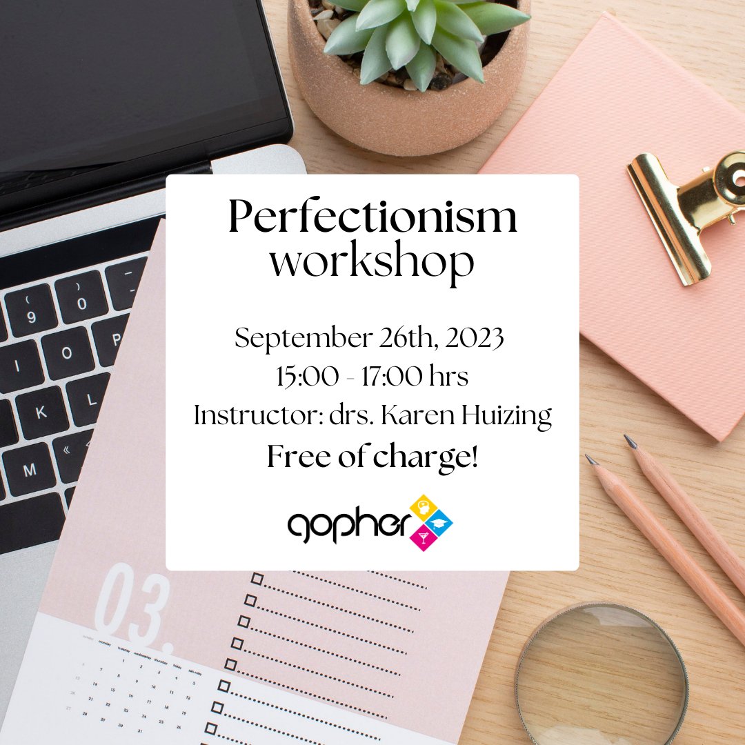 Perfectionism can have lots of different forms and backgrounds. 

Find out what perfectionism looks like for you (background, thinking patterns and behavioral aspects) and based on that profile, find out how you can reduce the negative effects and keep the positive sides!