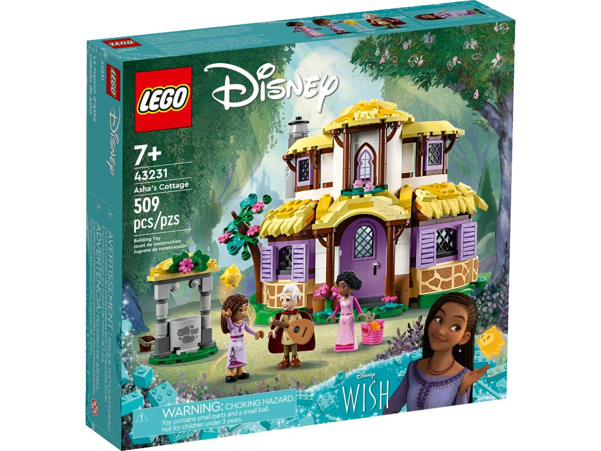 MarioPower_10's tweet photo. LEGO Disney Wish 43231 Asha's Cottage Revealed!

Prices: $49.99
Pieces: 509
Releases: October 1st

#Disney100    #DisneyWish #Legonews #Legoleaks https://t.co/Z53r45KgI2