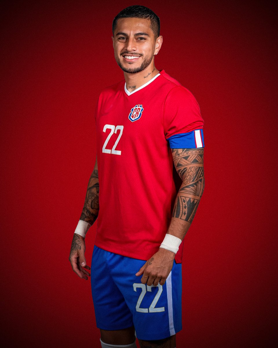 Con la misma ilusión y responsabilidad de la primera vez… 
<a href="/fedefutbolcrc/">FCRF 🇨🇷</a> una vez más a defender mi país… 
🇨🇷 PURA VIDA 🇨🇷