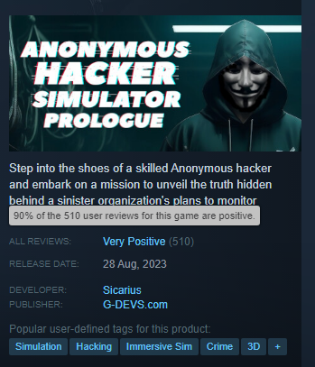 Steam Community :: Anonymous Hacker Simulator