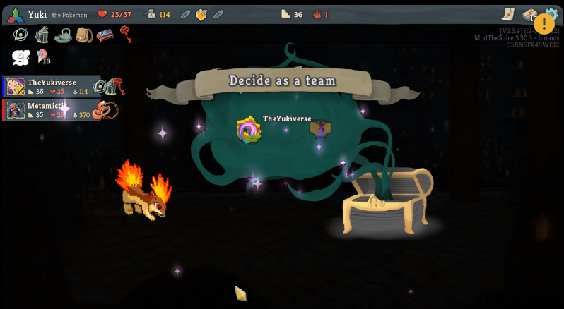 ignisters's tweet photo. I'm so good at shiny hunting; I even got a shiny Quilava in the Slay the Spire "Mystery Dungeon" mod lmao. https://t.co/k5LeFvG9b8