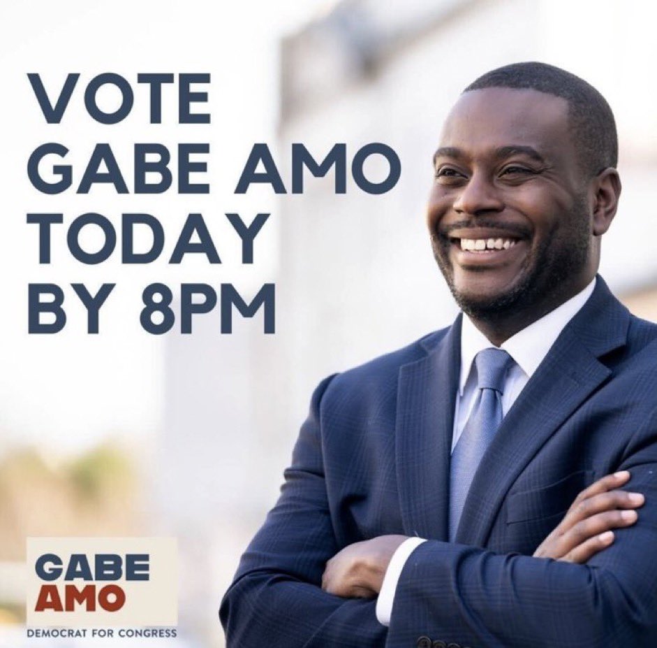 Polls are open in Rhode Island! 

We need <a href="/gabeamo/">Gabe Amo</a> in Congress! Go to vote.ri.gov to find your polling place.