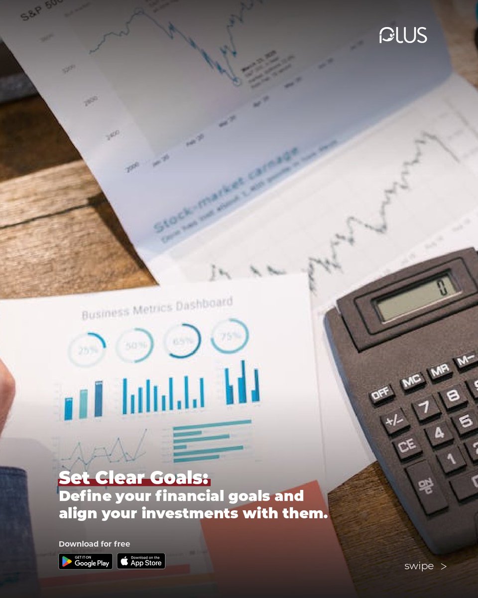 investwithplus's tweet image. Welcome to a month of financial empowerment! 💰 Our focus this month is setting solid investment goals and making savvy choices. Get ready to elevate your financial game! 📈🎯 #InvestwithPlus #PlusApp #InvestNow