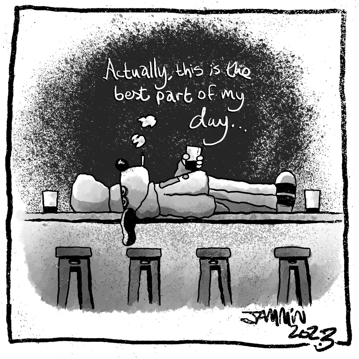 thepondlife.co.uk #cartoon #comicstrip #dogdayafternoon 🐶🍺🍺