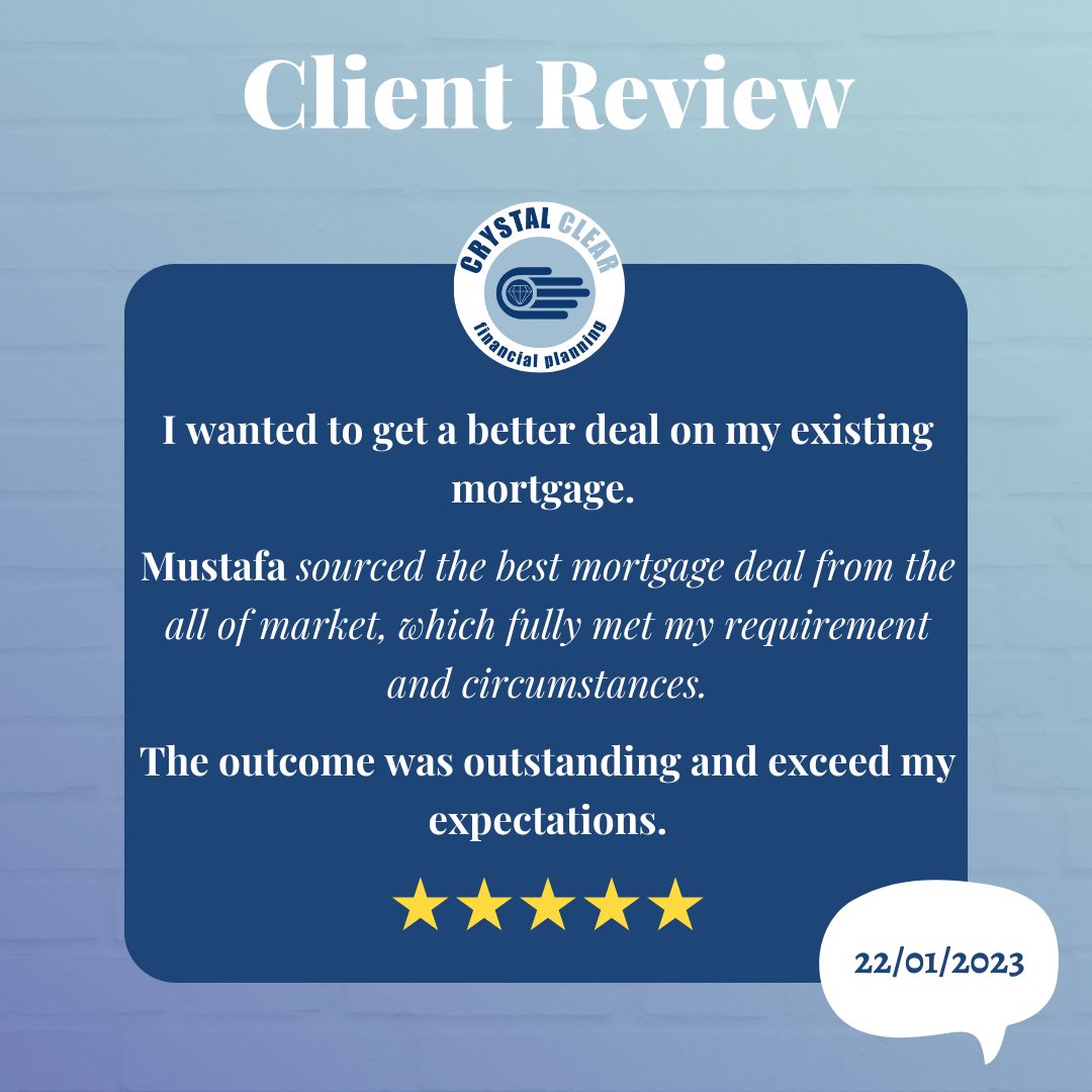PlanningCrystal's tweet photo. 🌟Outstanding and exceeded my expectations 🌟
We love this feedback for Mustafa👏🏼

#happycustomer #CCFPL #reviews #adviceyoucantrust #5starservice #guidinghand #customerservice #mortgage #protection #insurance #financialservices https://t.co/nAtAuF7Myq