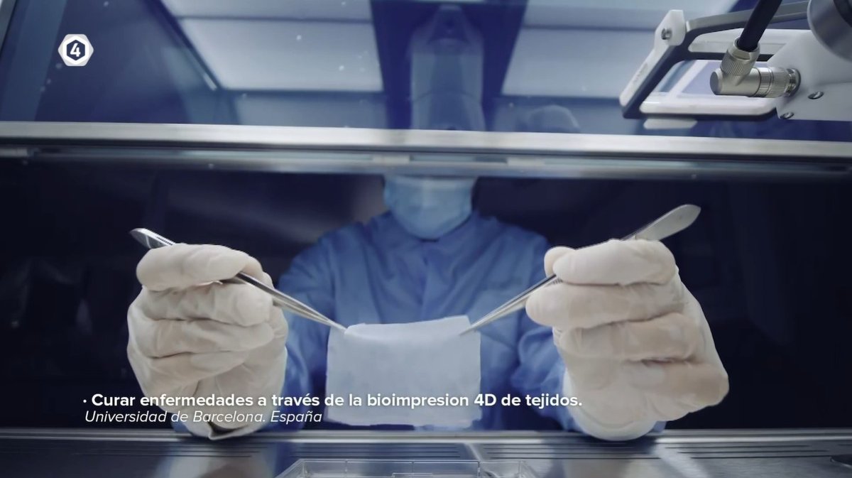 UniBarcelona's tweet image. #RecercaUB | 🏅👏 Enhorabona, @UB_tv i @Creatio_UB!

La producció ‘Curar malalties a través de la bioimpressió 4D de teixits’ ha rebut una menció especial al certamen iberoamericà CRE@tei de divulgació cultural i científica.

📽️ Mireu el vídeo 👉 ub.edu/ubtv/video/cur…