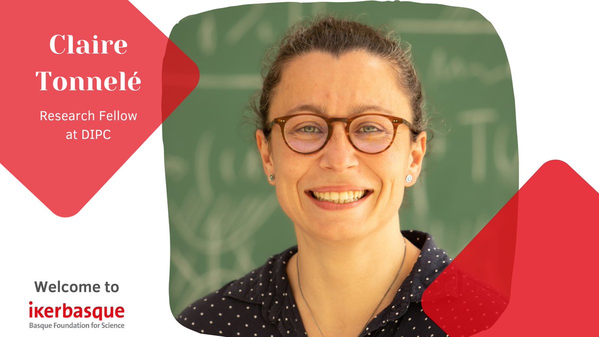 🔴 Claire Tonnelée has joined the <a href="/DIPCehu/">DIPC</a> as an <a href="/Ikerbasque/">Ikerbasque</a> Research Fellow. She will carry out research on computational chemistry; photophysics and photochemistry of organic (supra)molecular systems. Welcome to Ikerbasque!
