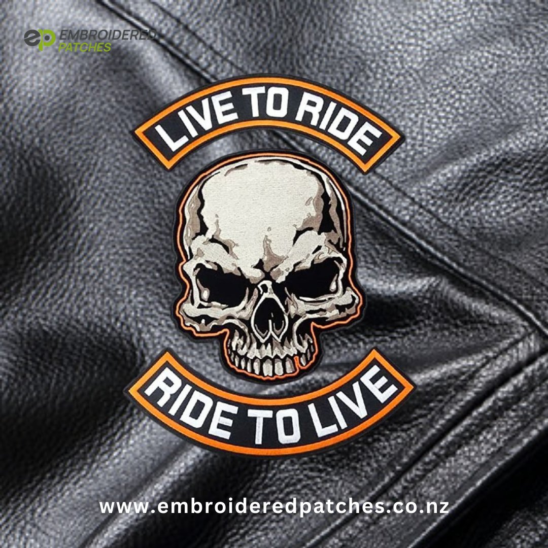 Ride in Style, with our custom embroidered biker patches.

Visit us: embroideredpatches.co.nz
#bikerchick #patchoftheday #BikerGirl #pvcpatches #leatherjacket #tuesdayvibe