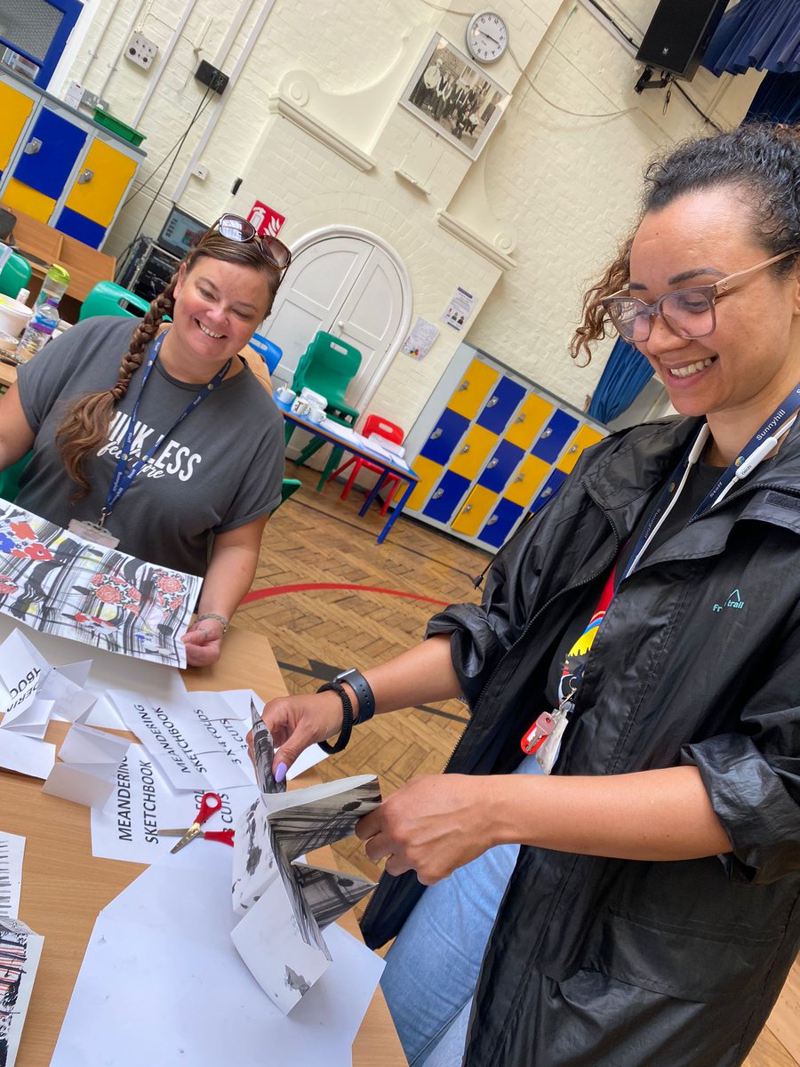 The process of creating art #creativity #teacherCPD <a href="/SunnyhillSW16/">Sunnyhill Primary</a>