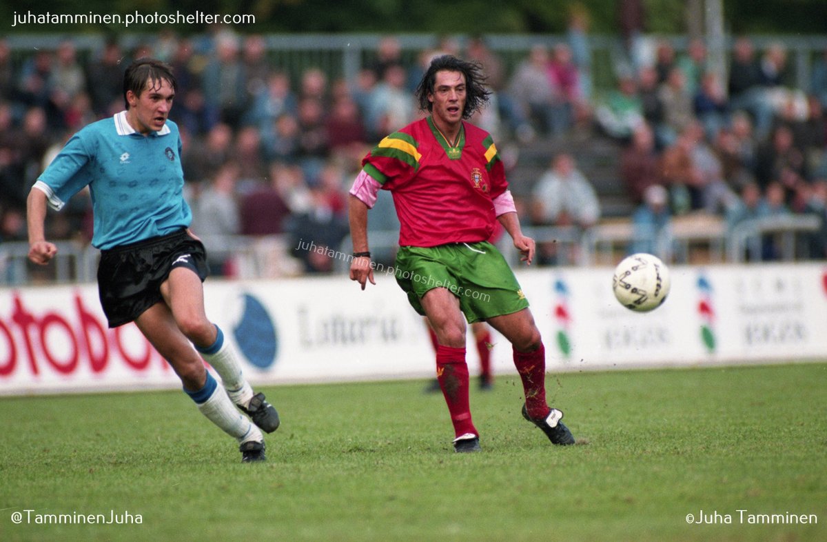 TamminenJuha's tweet photo. Faz 30 anos hoje, Estônia v Portugal, 5 de setembro de 1993 no Kadrioru Staadion de Tallinn. #USA94qualifiers #Eestijalgpall #SelecaoPortugal #ESTvPOR @PauloFutre https://t.co/q3MhhQrxWd