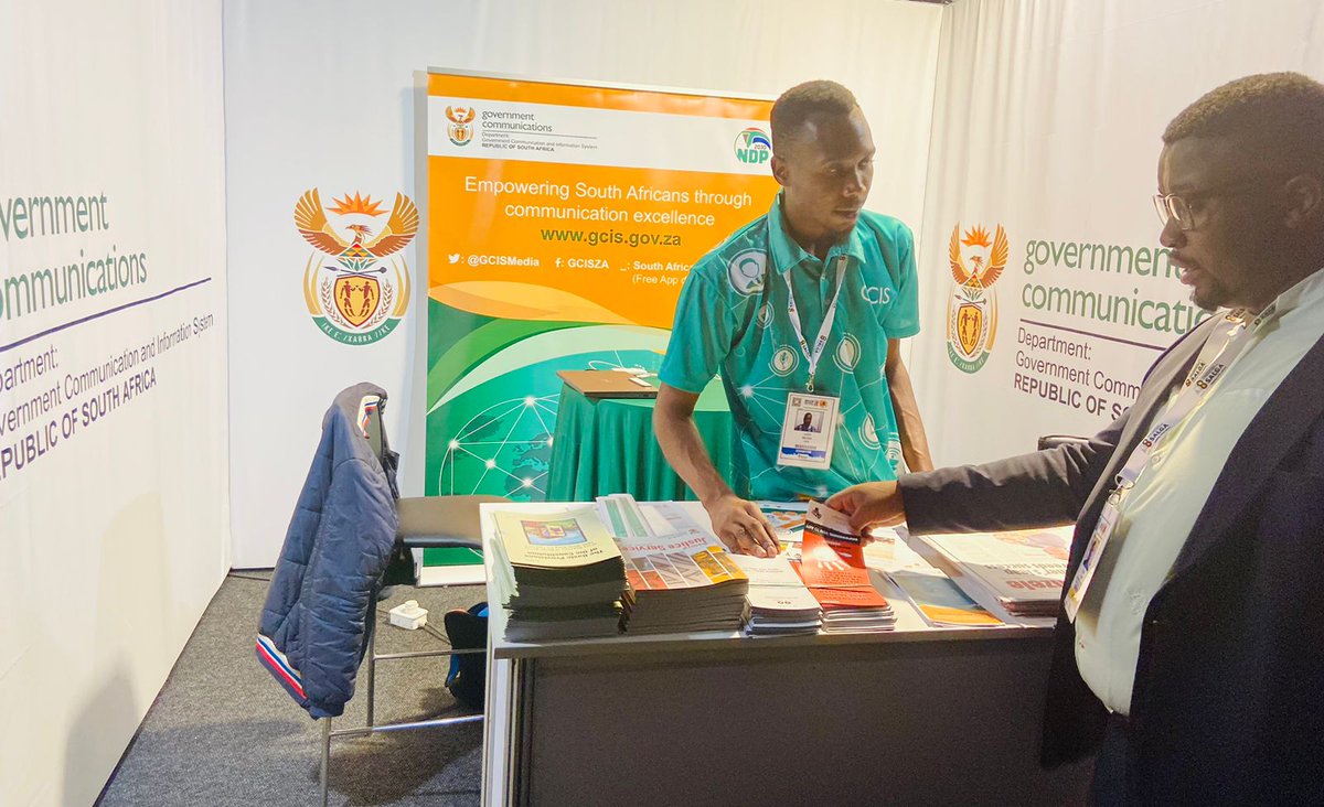 GovernmentZA's tweet image. .@SALGA_Gov National Assembly is in full swing in Kemptom Park, Johannesburg. The #NMA is tackling issues such as sustainable, responsive &amp;amp; people-centred local government. The #GCIS is in attendance engaging and distributing government products &amp;amp;information to all the delegates.