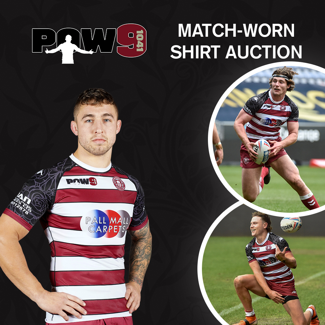 👕 𝙎𝙖𝙢 𝙋𝙤𝙬𝙚𝙡𝙡 𝙢𝙖𝙩𝙘𝙝-𝙬𝙤𝙧𝙣 𝙨𝙝𝙞𝙧𝙩 𝙖𝙪𝙘𝙩𝙞𝙤𝙣 Three more shirts from @Pow9Rl testimonial game are now available at auction! Bid on shirts for Liam Marshall, Jai Field and Ethan Havard! Bid here 👉 wwrl.net/powellauction #WWRL