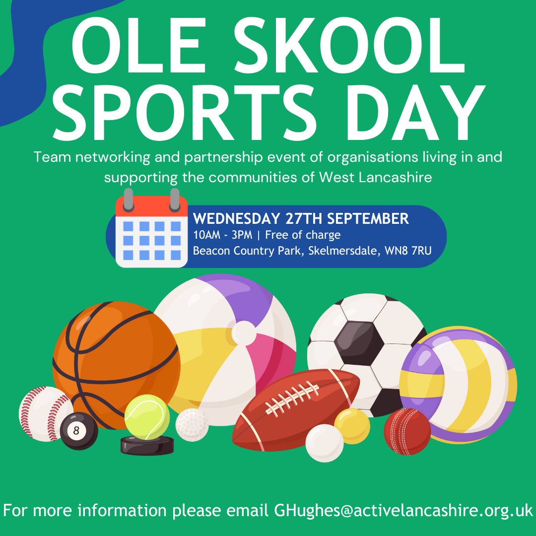 🏓Calling all Lancashire Businesses!
Join us for our ‘Ole Skool Sports Day’ networking event on 27th September for an action-packed day of networking, team-building challenges, and collaboration. 
Find out more and book your spot now! ➡️ loom.ly/9ynJWuc