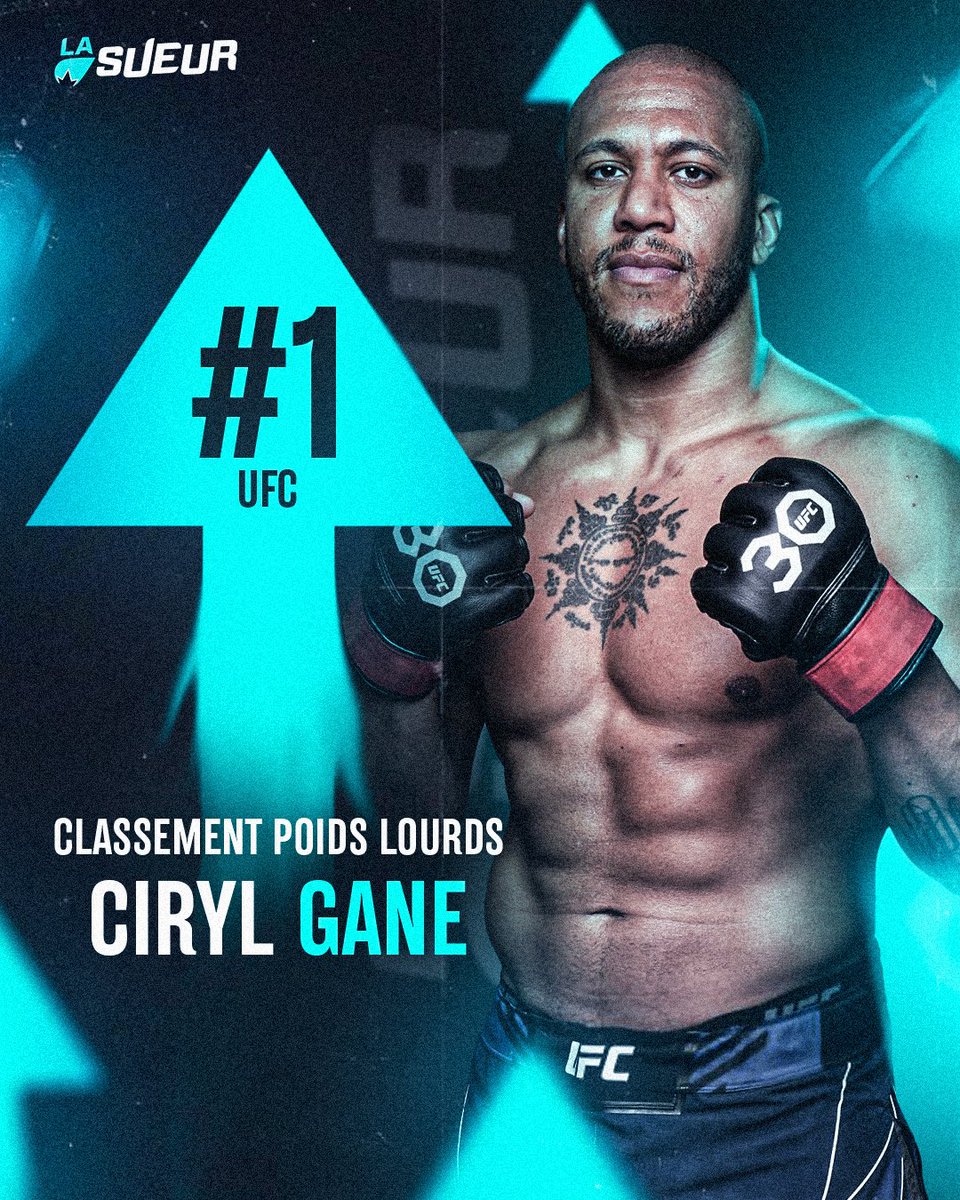 Ciryl Gane est officiellement #1️⃣ des poids lourds ! 🇫🇷

Le Français repasse devant Serghei Pavlovich avec sa victoire à l’#UFCParis.
