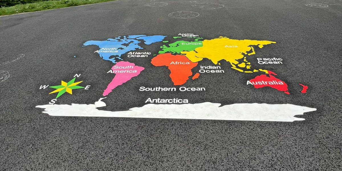 ThermmarkINT's tweet photo. Back to school season is upon us! Many children will be going back to school this week.
Is it time for a playground makeover at your school? 🗺 🐸 🎯

#playgroundgames #outdoorplay #sportpremium #playgroundmarkings #anewadventureeveryday https://t.co/XalroMEk6a