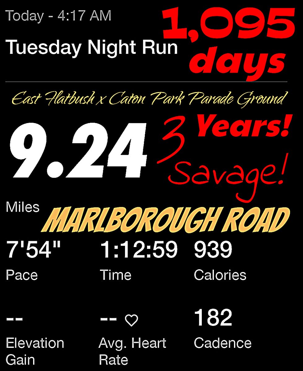 CefAllah's tweet image. 1,095 consecutive days  9.2 Miles today! #3years #stayinspired #solidwork #letsgochamp 💪🏿🥊⛽🧯💨💨💨💨💨💨💨